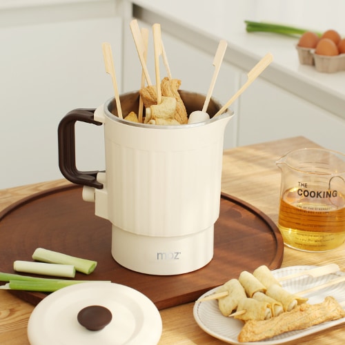 [오늘출발][신상품]눕눕 멀티 트래블 팟 휴대용 전기 냄비 여행용 가정용 커피 분유 멀티 포트+파우치포함