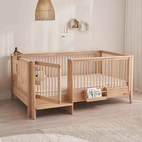 쁘띠라뺑 하이 헨리 
데이베드 비치원목 유아침대 
슈퍼싱글SS(높은가드침대)