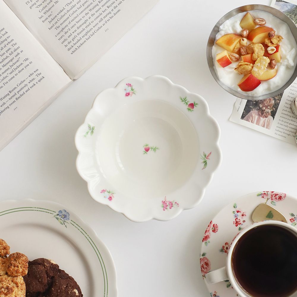 DAZEROOM COVENT GARDEN プレート ベリーフラワーボウル 16cm ピンク