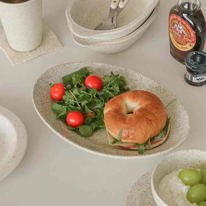 Slow オーバルプレート［2色］