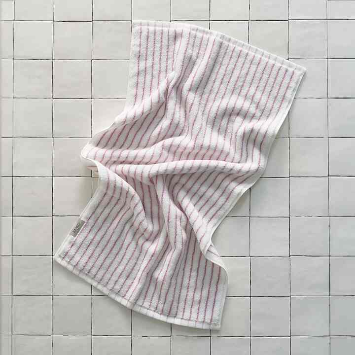 フェイスタオル 5枚セット ライラック ブリーズ ストライプ
