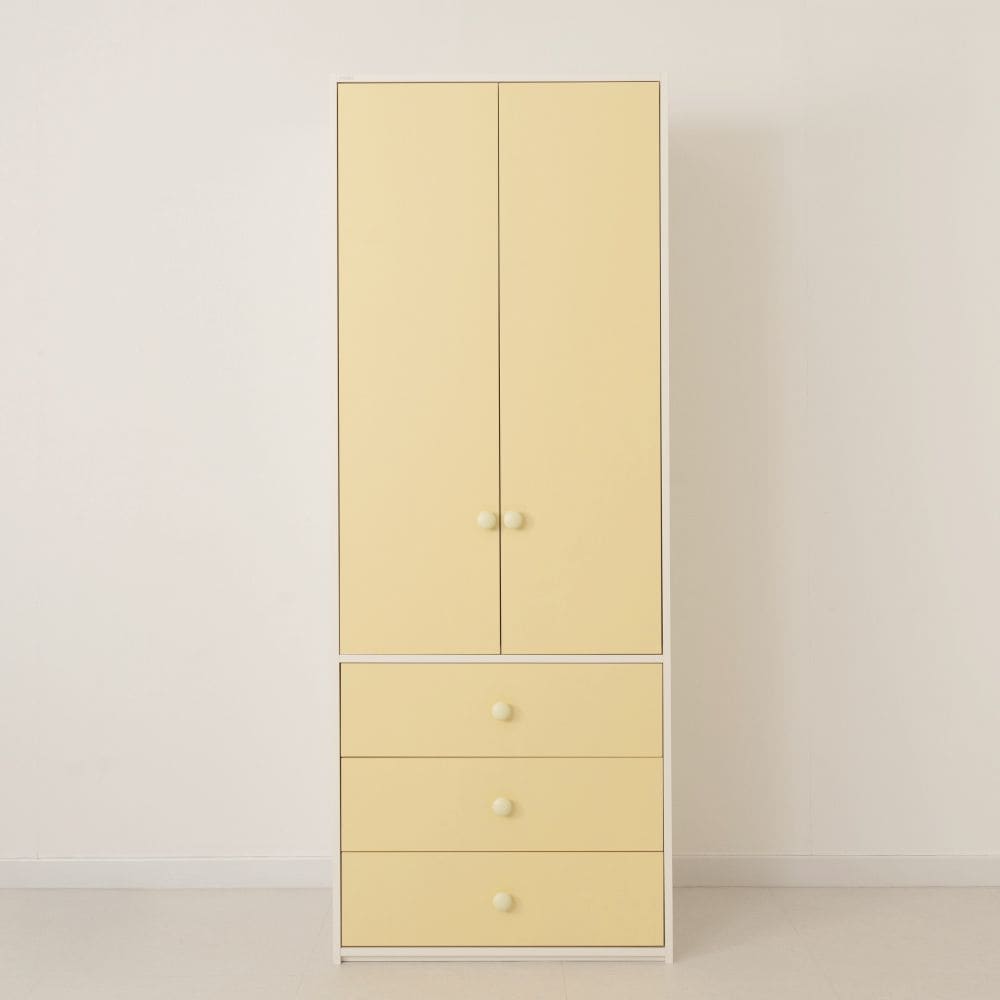 [신상품] 리엘비 안나 SE0등급 아기옷장 주니어옷장 서랍형 아이방 3단서랍옷장
