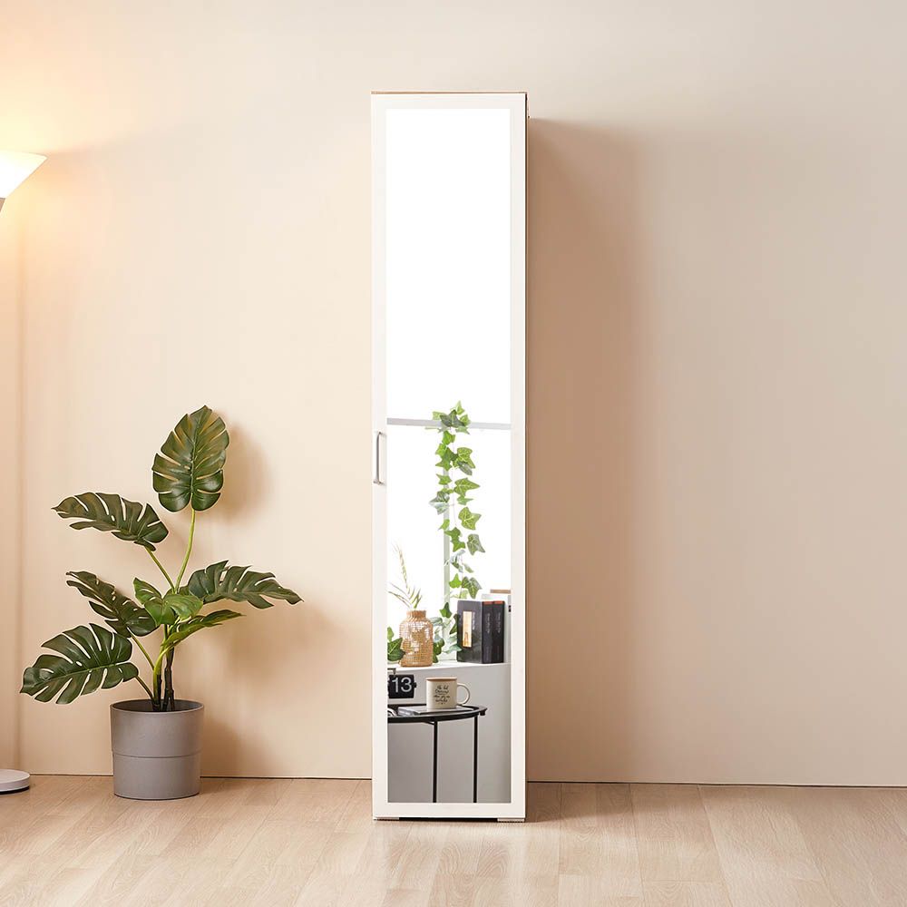 [신상품]DF동서가구 아델 전신거울 틈새 옷장 400 2colors