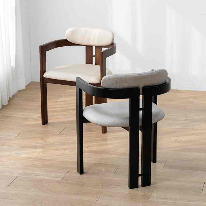 ROVIA ウッド チェア 2脚セット［3色］