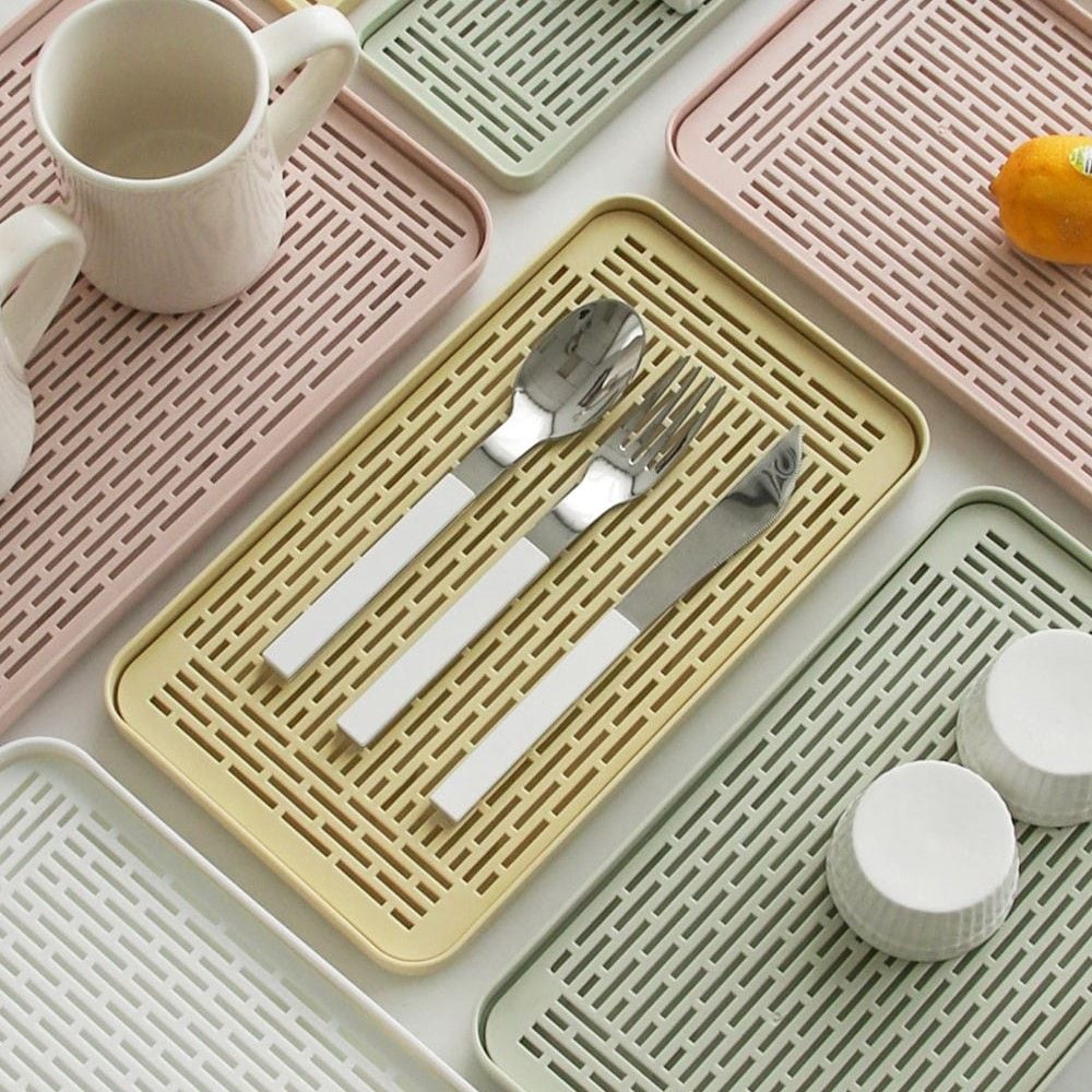 [신상품]미닝룸 한뼘 슬림 미니 텀블러 식기 건조대 드라잉매트