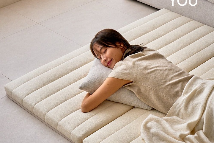 [무료체험] 허리에 좋은 에어코일 탄탄한 3단 접이식 토퍼 매트리스 MS/S/SS/Q