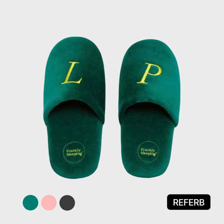 ベルベット ルームシューズ 2足セット［5色］