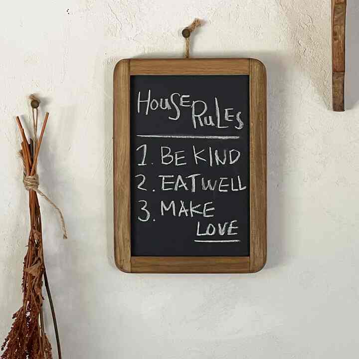 ヴィンテージ ウッド ブラックボード［2サイズ］