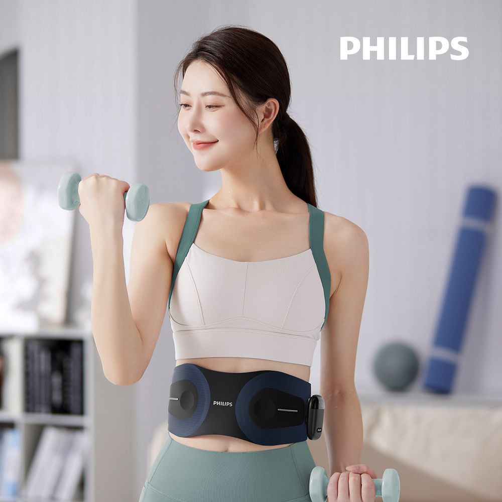 [오늘출발][신상품]필립스 복부 허리 EMS 마사지기 PPM4332DB