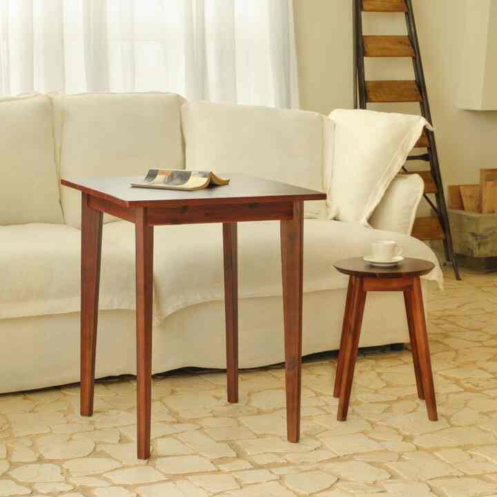 Aiden Teak 正方形 テーブル 600cm