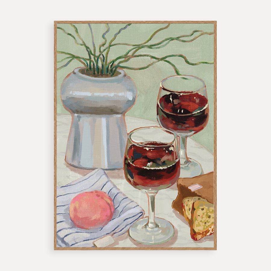 커런트브라운 Red & Ripe 미유 아트 프린트