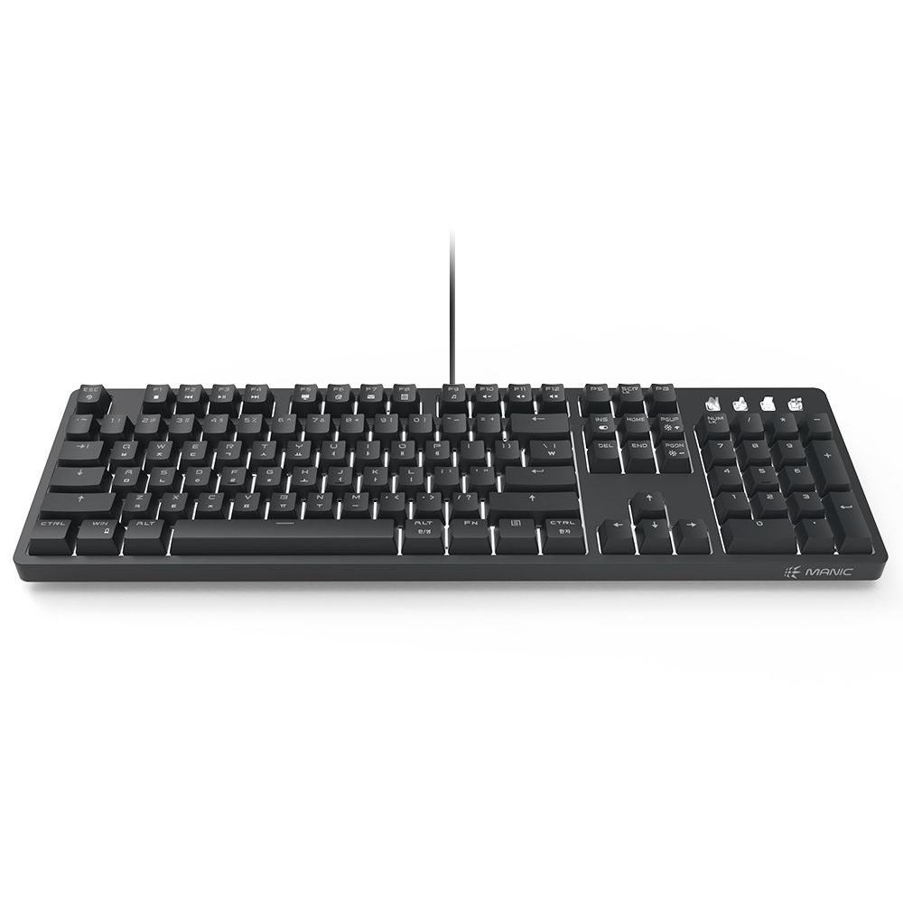 마이크로닉스 MANIC X40P PBT 광축 White LED 완전방수 무접점 키보드