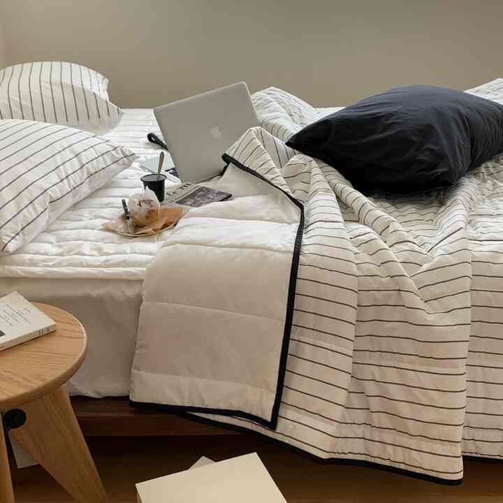 IAN 冷感X純綿 両面 夏用布団［2色・2サイズ］