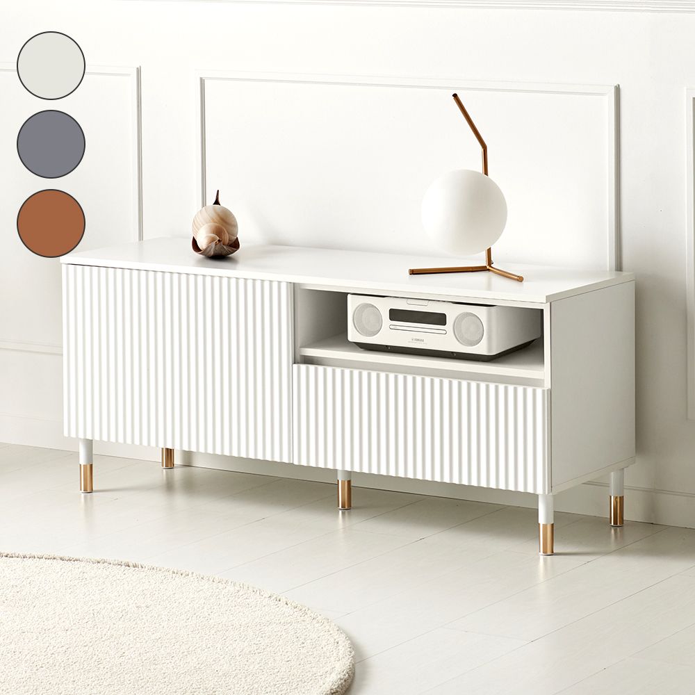 [신상품]이안가구 갤러리 1200 템바보드 높은거실장 오픈형 티비다이