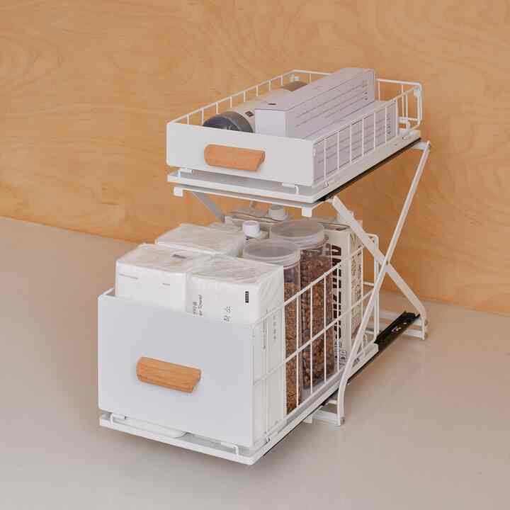 シンク下 収納 スライドレール［2サイズ］