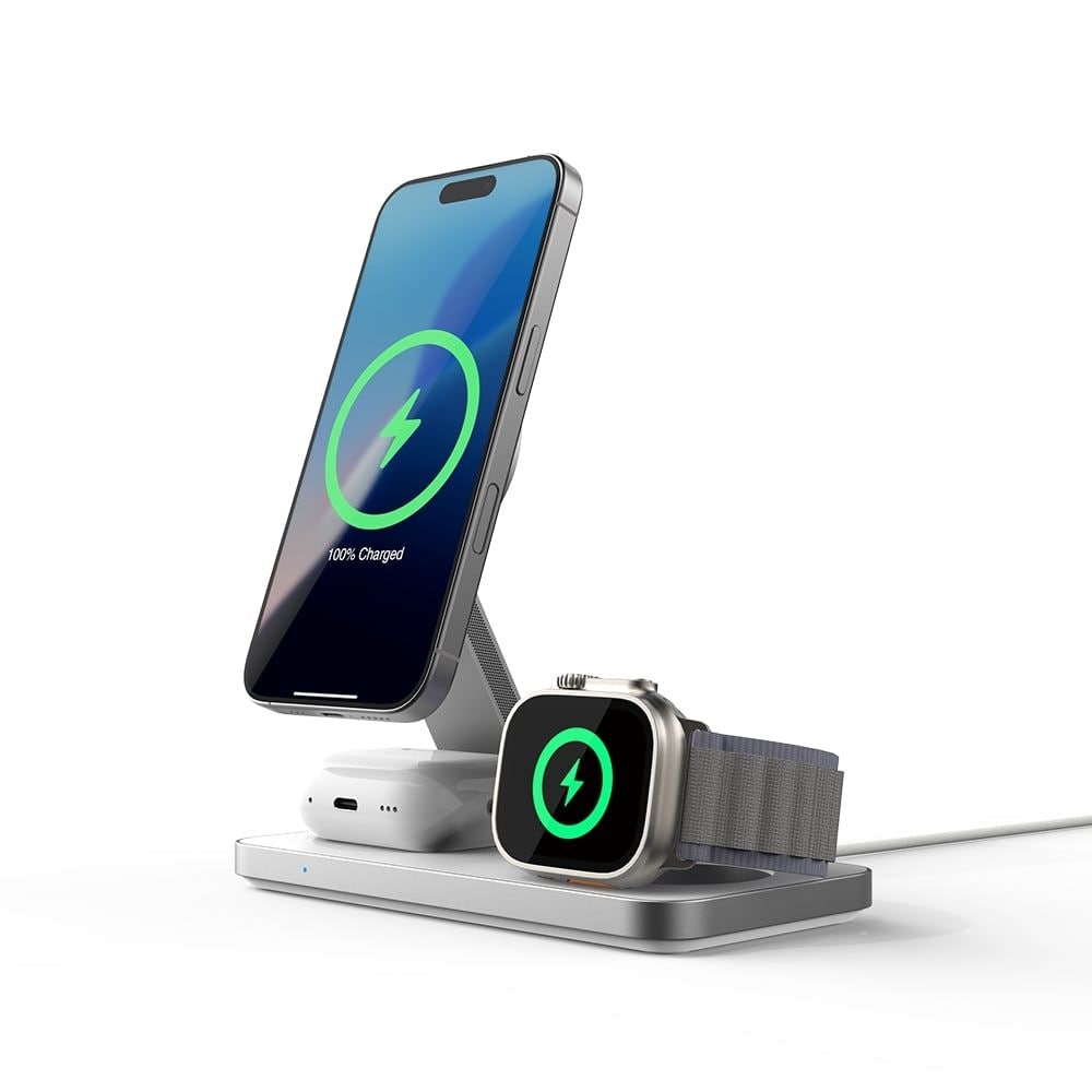 파우트 Qi2 3in1 맥세이프 고속 무선 충전기 아이폰 애플워치 호환 HANDS7 PRO