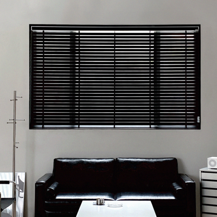 PURE ブラック ウッド ブラインド