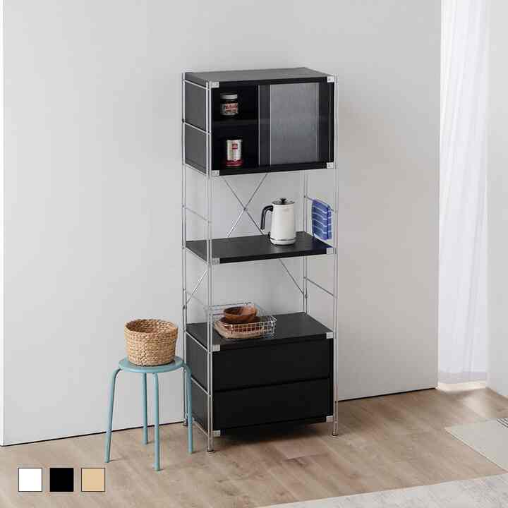 CHIFFONNEIER キッチン ユニットシェルフ［3色］