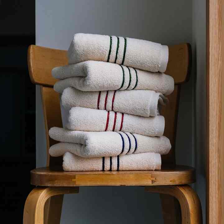 フェイスタオル ストライプ N 5枚セット［9色］