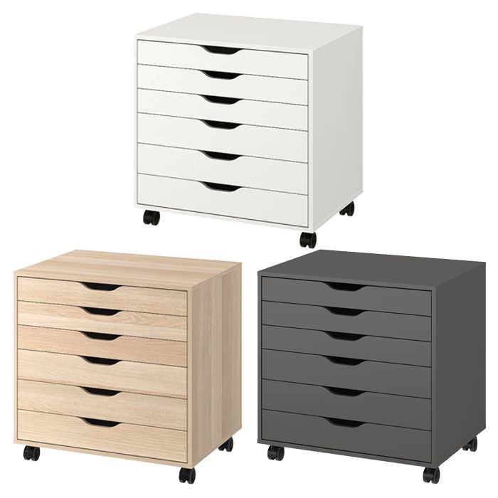 이케아 ALEX 알렉스 이동식서랍유닛 67x66cm 책상서랍장 이동식서랍장 서류보관함 캐비닛