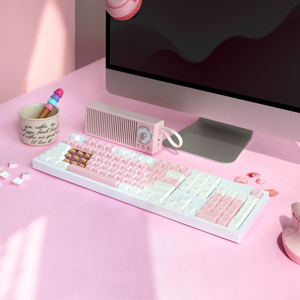 COX(콕스) CSK105 VIA 실리콘 사운드 뎀퍼 유무선 기계식 저소음피치