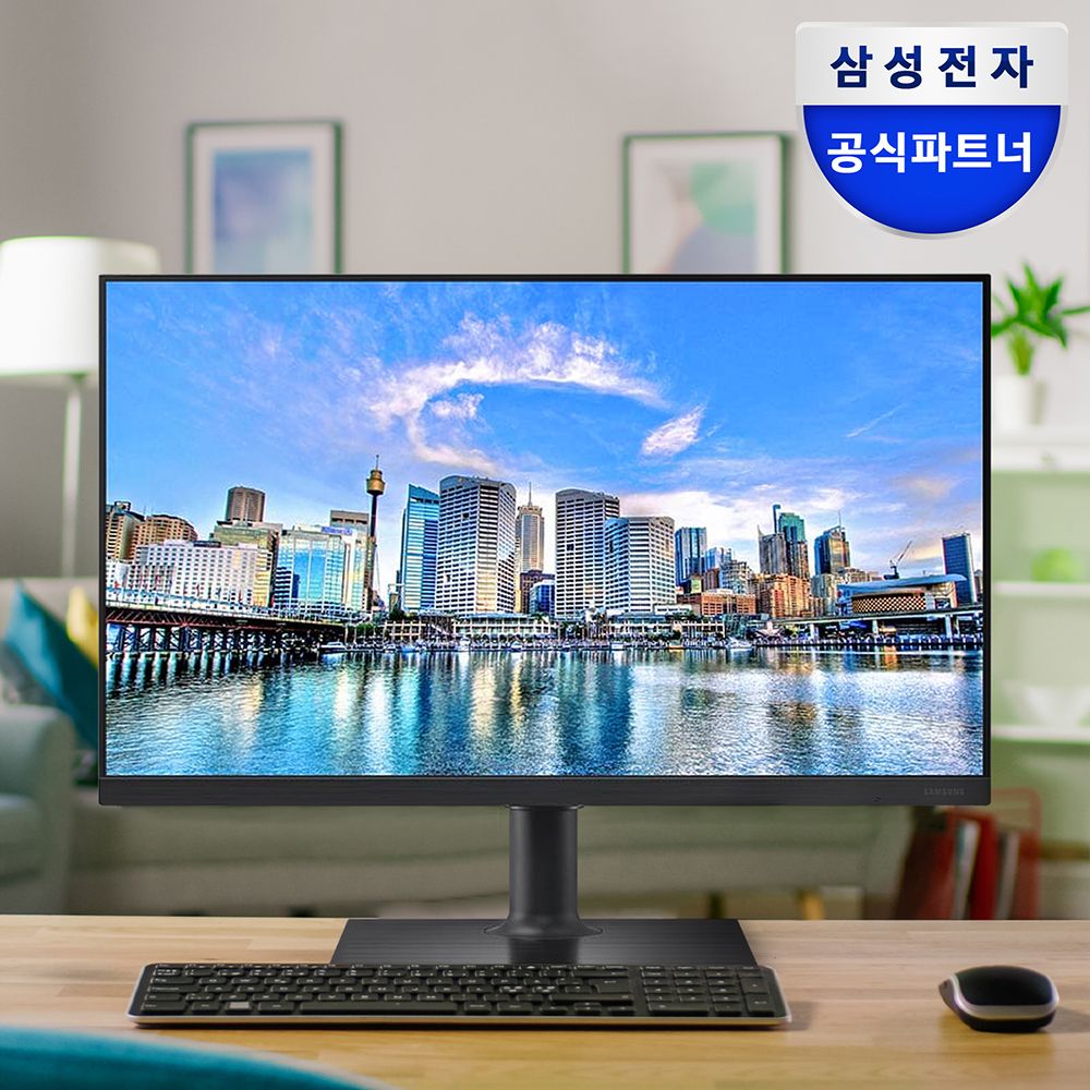 삼성전자 삼성 베젤리스 F27T450 LED 컴퓨터 모니터 IPS 75Hz 피벗모니터