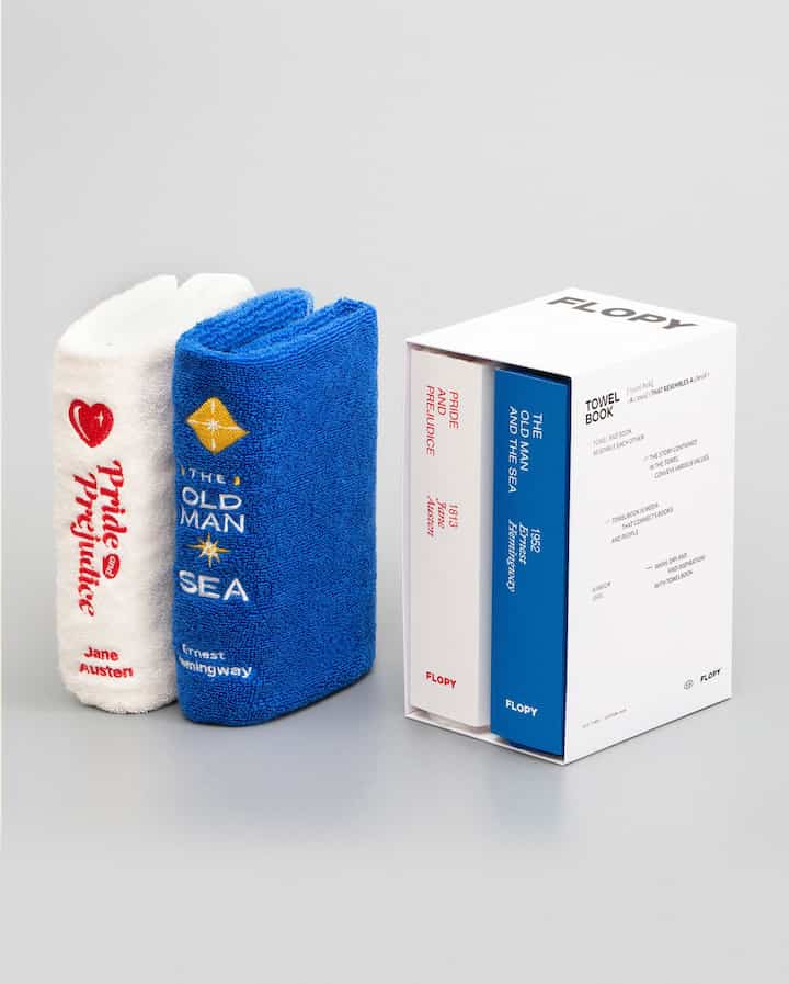 TOWELBOOK Classic フェイスタオル 2枚セット ギフト包装［10色］