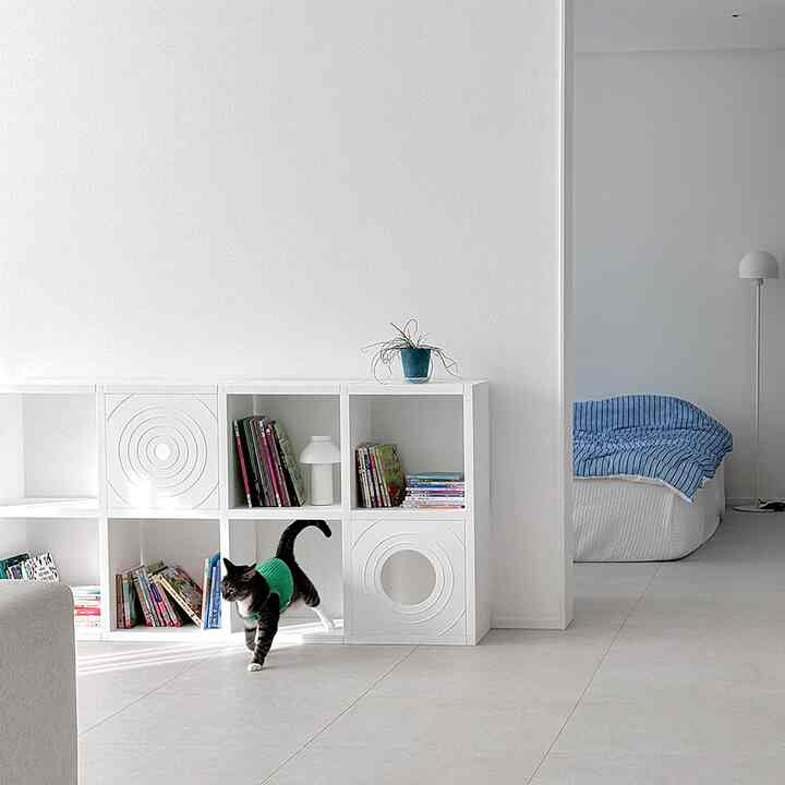 テレビ台 キャットタワー 4x2 Cubics x Catple［7色］