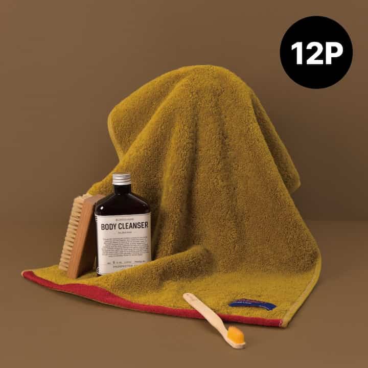 WORLD タオル 12枚セット［6色］