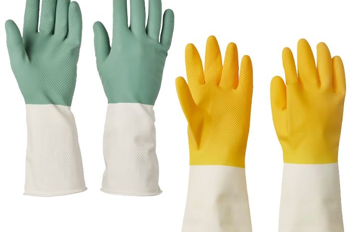 RINNIG 린니그 청소용 장갑 2가지 사이즈 고무장갑 라텍스장갑 설거지장갑