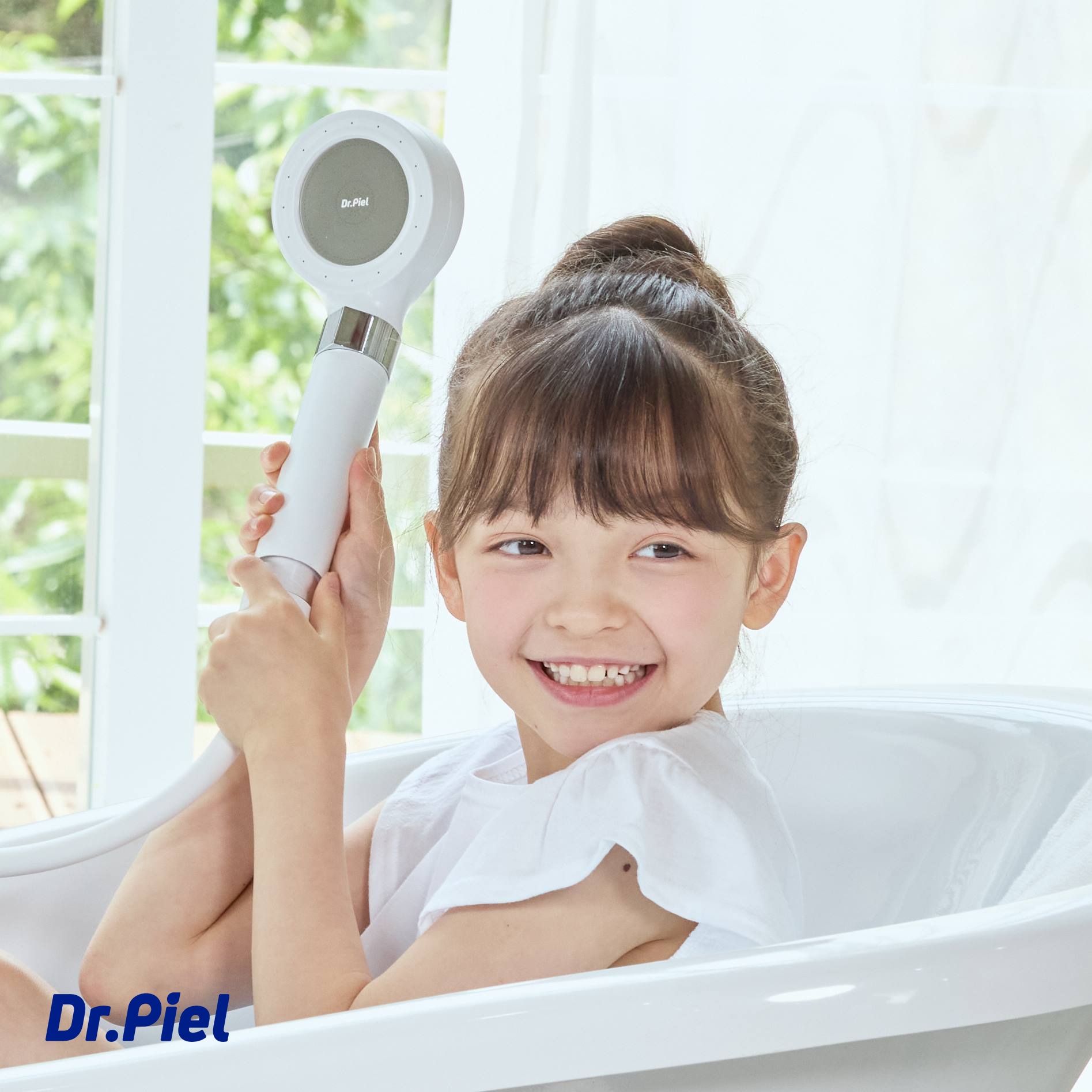 닥터피엘 저자극 필터샤워기 아토샤워헤드 기본세트 (6개월 올인원필터 내장)