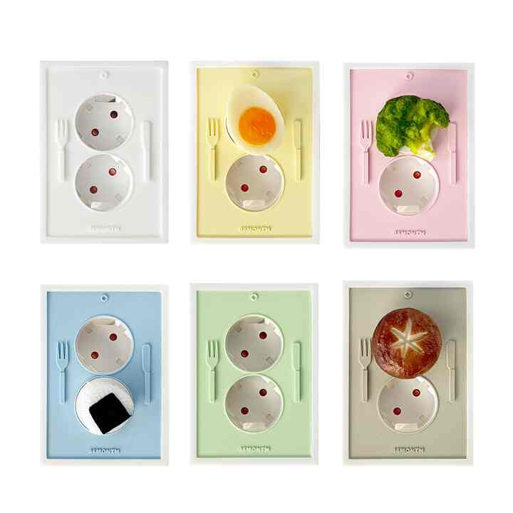 OUTLET COVER 2口 コンセントカバー［6種］