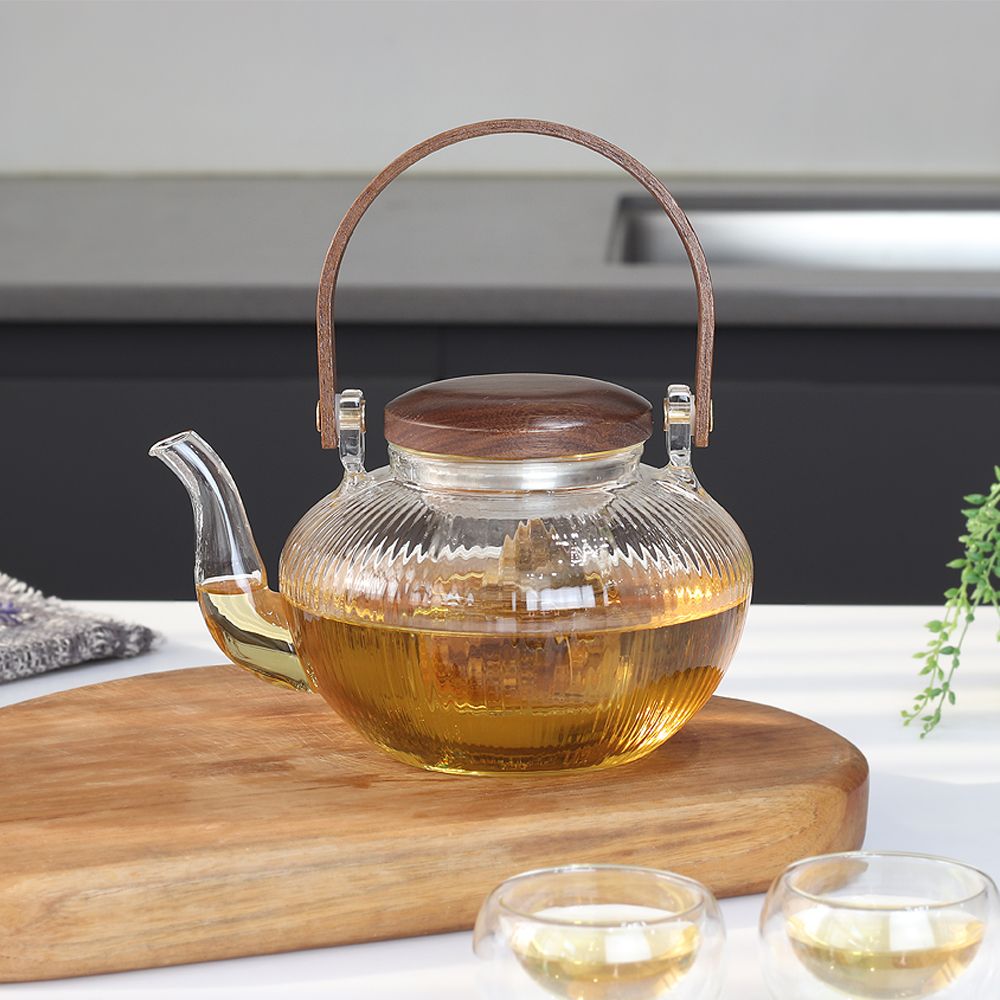 NHB 차포트 내열 유리 티 주전자 세트 960ml