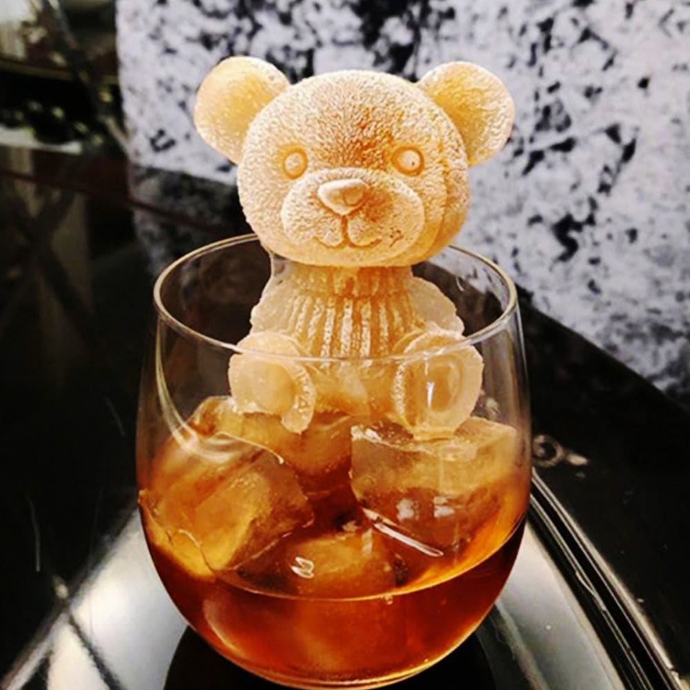 쏘울펫 아이스트레이 실리콘 곰 얼음틀 캐릭터 식약처 통과 1세트