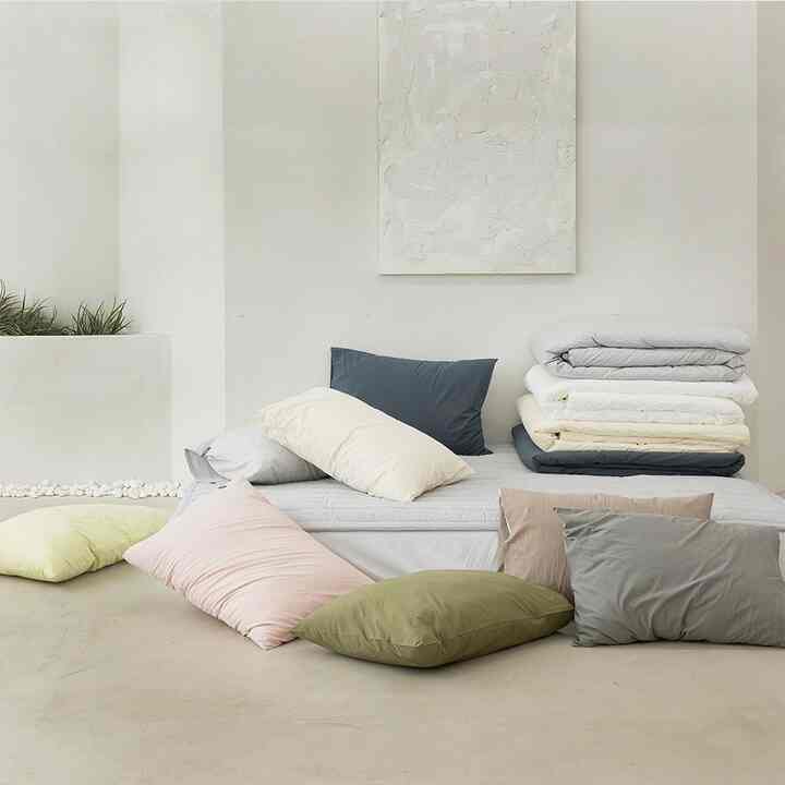 MELTING ポーチ付き 枕カバー［9色］