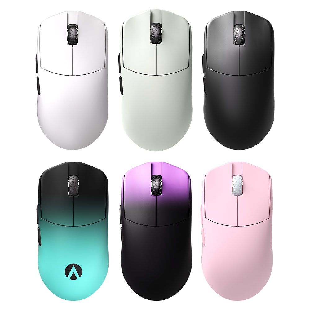 프리플로우 LAMZU MAYA X 8K 유무선 초경량 47g 게이밍 마우스, 블랙