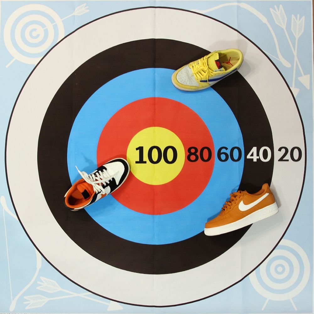 갓샵 신발 던지기 양궁 과녁 과녁판 대형 실내 단체 MT 레크레이션 게임 컬링 명랑 운동회 종목