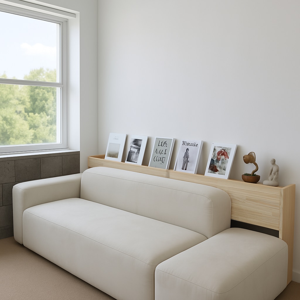 [신상품] 아이린 코니 쇼파 뒤 틈새 보조 사이드 테이블 수납장 (+빌트인 콘센트 추가 가능)