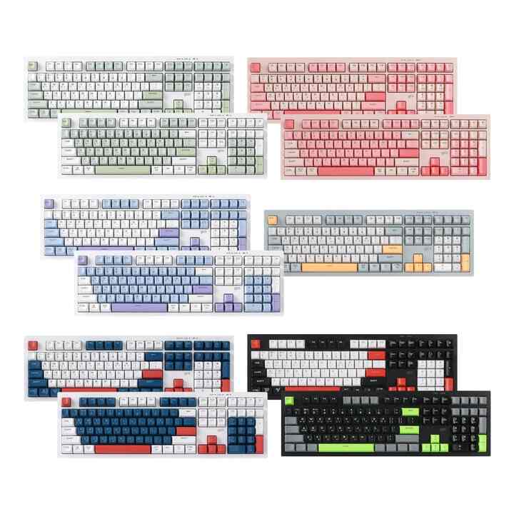 OFFICEPRO WK サイレンス M RGB 静音 放水 ワイヤレス メカニカルキーボード 108［13色］