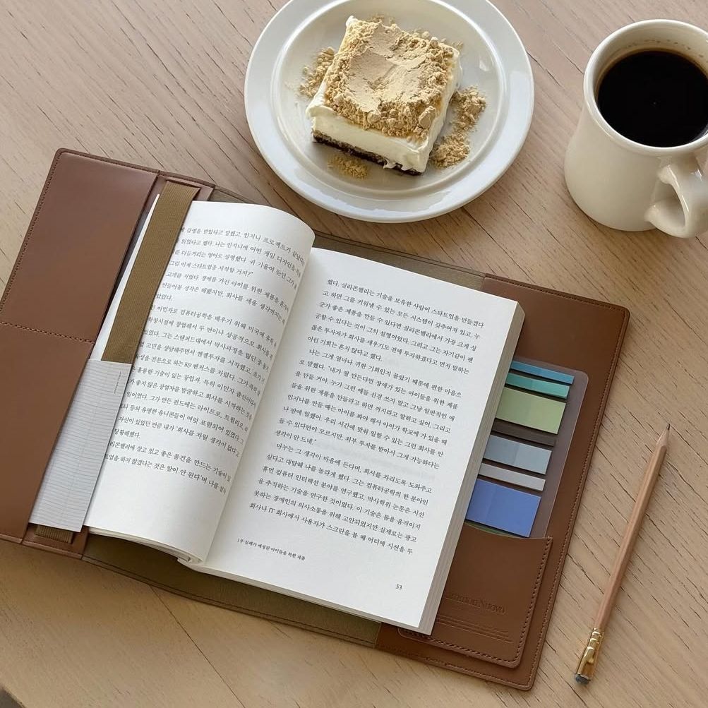 커먼누보 누보 북커버 가죽 책커버 다이어리커버