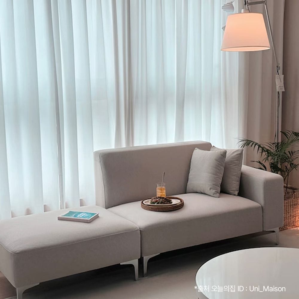 [신상품] 요즘공간 위그니 아쿠아텍스 2인용 패브릭 소파