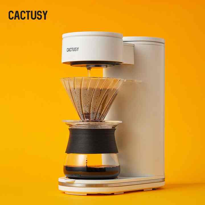 全自動 スピン ドリップ コーヒーマシン CY-CM3025WH