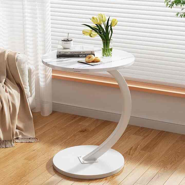 CURVING ラウンド サイドテーブル［3色］