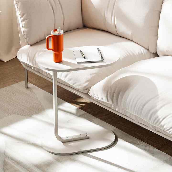 ウッド スクエア型 サイドテーブル［3色］