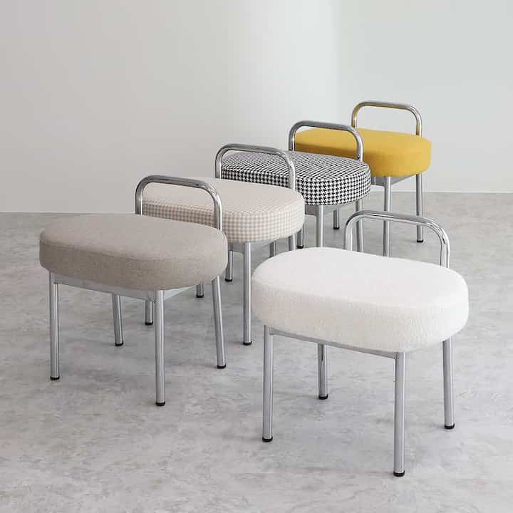 SANDY 楕円形 スツール［5色］