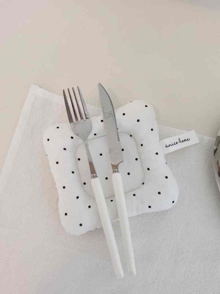 ヴィンテージ レタリング クッション ティーコースター［5色］