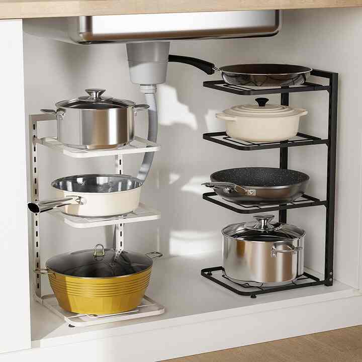 フライパンスタンド［2色・3サイズ］