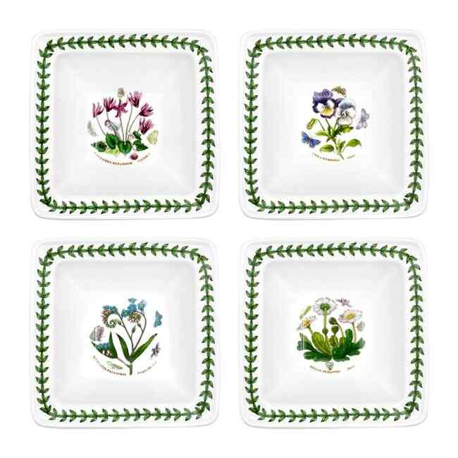 BOTANIC GARDEN 四角 ミニ ボウル 4点セット