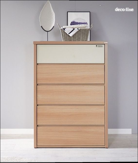 데코라인 두툼 5단 서랍장 방문설치 