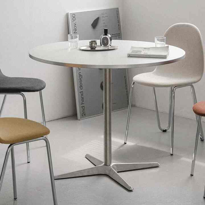 Breeze ラウンドテーブル［2色・2種・3サイズ］